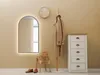 HOKO® Specchio curvo LED 50x90/90x50 cm con cornice in Anteprima dell’immagine prodotto 12