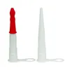 Two plastic sealant caps are shown against a white background. Produktbild-Vorschau