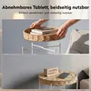 doporro Beistelltisch rund, Kleiner Tisch, Couchtisch rund Produktbild-Vorschau 3