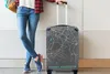 MuchoWow® Koffer Handgepäck Trolley Rollkoffer Kleine Produktbild-Vorschau 5
