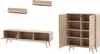 Wohnwand Torsby - Eiche Natur Produktbild-Vorschau 3