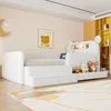 Merax Kinderbett Polsterbett 90x200cm mit Nachtlicht, Produktbild-Vorschau 5