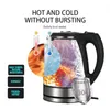 Glas Wasserkocher LED Edelstahl Teekocher 1,7L 2200W BPA Produktbild-Vorschau 5