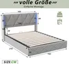 ProximaX Polsterbett 160x200cm mit Lattenrost und Kopfteil, Produktbild-Vorschau 4