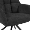 4er-Set Dunja | Hotel Stuhl | Schwarz | Stoff/Textil | Produktbild-Vorschau 8