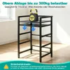 Peviasot Waschmaschinenregal für Trockner, Metallregal mit Produktbild-Vorschau 4