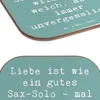 Mr. & Mrs. Panda Tischuntersetzer Spruch Saxophon Liebe - Produktbild-Vorschau 5
