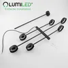LUMILED Lampa wisząca Czarny Nowoczesny Żyrandol 6 Podgląd zdjęcia produktu 5