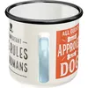 Nostalgic-Art - Emaille-Becher - Pfotenschild - Dog Rules Produktbild-Vorschau 3