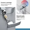 Auralum Waschtischarmatur Hoch Wasserfall Wasserhahn + Produktbild-Vorschau 3