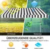 Jiubiaz tenda da sole per balcone braccio pieghevole tenda Anteprima dell’immagine prodotto 5