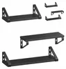 Scaffale da parete Relaxdays, set da 6 pezzi, 3 misure: Anteprima dell’immagine prodotto 7