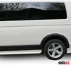 A close-up side view of a white van with black fender flares and a black side skirt. Anteprima dell’immagine prodotto
