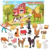 Adventskalender 24 Stuks Boerderijdieren Figuren van Hars Productafbeelding-voorbeeld 1