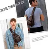 Herren Crossbody Bag aus echtem Leder - Wasserdichte Produktbild-Vorschau 7