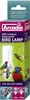 The image shows the packaging of an Arcadia Bird Lamp, featuring illustrations of birds and product details. Produktbild-Vorschau