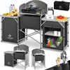 Armoire de camping, cuisine de camping avec structure en Voir les images du produit 1