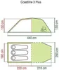 Coleman Coastline 3 Plus grün 3-Personen-Campingzelt Produktbild-Vorschau 3