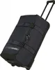 A dark gray travel bag with wheels and a retractable handle, shown against a white background. Voir les images du produit
