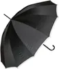 Automatik STOCKSCHIRM Ø100cm SCHWARZ 86cm Windproof Produktbild-Vorschau 1