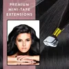 hair2heart Premium Mini Tape Extensions Echthaar - 12 Tapes Produktbild-Vorschau 2