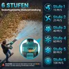 Turbo Gebläse,6 Stufen Bürstenloses Akku Laubbläser Produktbild-Vorschau 3