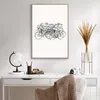Gerahmtes Poster - Rahmen in heller Eiche - Fahrrad Rennen Produktbild-Vorschau 6