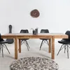Esstisch LAGOS 120-200 cm mit Steckplatten aus Sheesham Produktbild-Vorschau 9