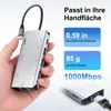 Laptop-Dockingstation 8-in-1 USB-C Hub Dockingstation mit Produktbild-Vorschau 5