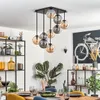 Fossobiubo Deckenlampe aus Metall/Glas in Schwarz Produktbild-Vorschau 2