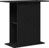 vidaXL Supporto per acquario in rovere nero 75 x 36 x 72,5 Anteprima dell’immagine prodotto 1