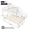 Flieks Lit superposé 90x200/140x200cm avec armoire, lit Voir les images du produit 5