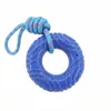 Jouet pour chien Pneu avec corde et couineur Anneau de Voir les images du produit 5