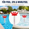 Schwimmendes Poolthermometer Kinder Pool Thermometer Krabbe Produktbild-Vorschau 6