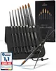 LIEBERGE Premium Aquarellpinsel – 8 Pinsel aus hochwertigem Produktbild-Vorschau 1