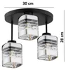 KAR-LIGHTING Deckenleuchte 3-flammig Schwarz/Silber aus Produktbild-Vorschau 2