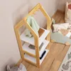 Kinder Regal SALLY Hausform, natur/weiß - Montessori  Produktbild-Vorschau 3