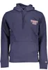 Stylishes Herren Sweatshirt Blau: Kapuze, Kängurutasche, Produktbild-Vorschau 1