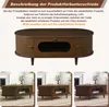 Stolik kawowy Merax z 1 szufladą i uchylnymi drzwiczkami, Podgląd zdjęcia produktu 12