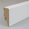 2,50 m | Vierkant Sockelleiste Weiß streichfähig (MDF-Kern) Produktbild-Vorschau 3