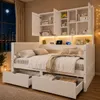 Lit pour enfant Merax, 90x200 cm, avec espace de rangement, Voir les images du produit 2