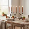Relaxdays LED Stabkerzen, 6er Set, HxD: 25 x 2 cm, Produktbild-Vorschau 2