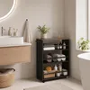 Regał wnękowy Relaxdays, wymiary: 80 x 15 x 45 cm, wąski Podgląd zdjęcia produktu 2