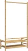 Kleiderständer mit Ablagen 103x40x183 cm Bambus Produktbild-Vorschau 7