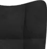 vidaXL Relax křeslo Black Velvet Náhled obrázku produktu 5