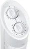 Close-up of the control panel of a white tower fan. Voir les images du produit
