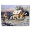 3 Stück LED Wandbilder Winterlandschaft Bilder beleuchtet Produktbild-Vorschau 2