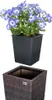 Set de 3 pots de fleurs polyrotin brun cache-pot pot Voir les images du produit 3