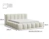 A diagram showing the dimensions of a bed frame. Produktbild-Vorschau