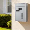 Skrzynka na listy Wiltec w kolorze srebrnym 215x320x90mm Podgląd zdjęcia produktu 9